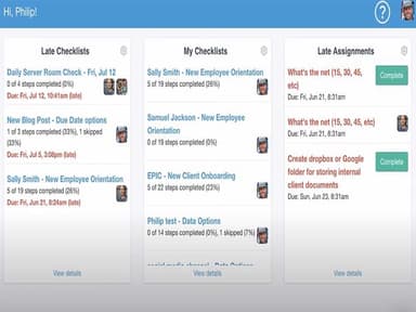 Manifestly custom dashboard