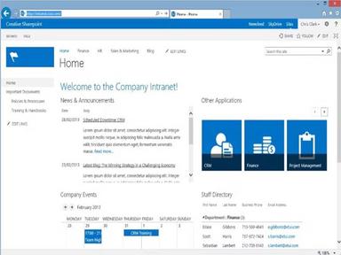 Microsoft SharePoint - Home