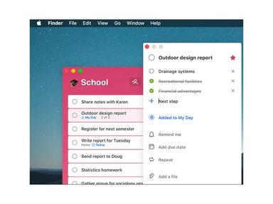 Microsoft To Do task and reminder creation