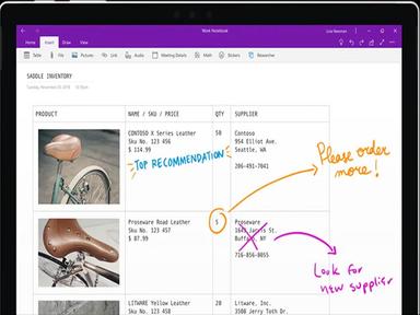 Microsoft OneNote Annotation Tools