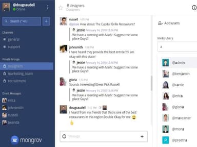 Mongrov Software Messaging