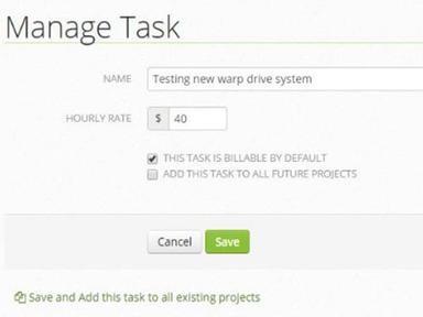 My Hours Add newtasks