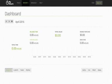 My Hours Dashboard