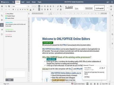 ONLYOFFICE Workspace Collaborative editing