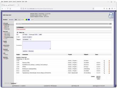Opentimetool - Time Logs