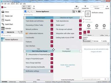 Priority Matrix Reports
