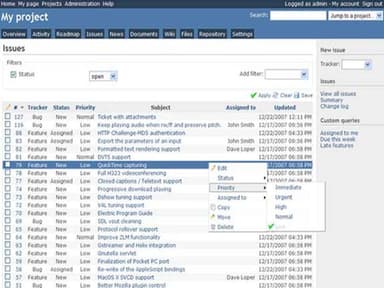 Redmine Software Project