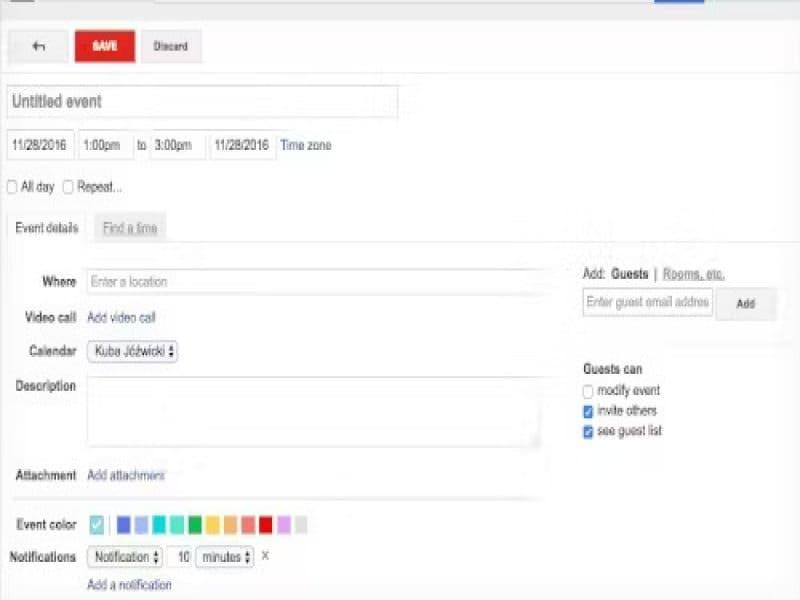 Roomzilla Data Storage Form