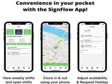 Convenience in your pocket with App! 