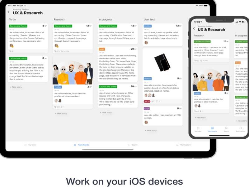 Scrum Mate - Available on IOS and Web