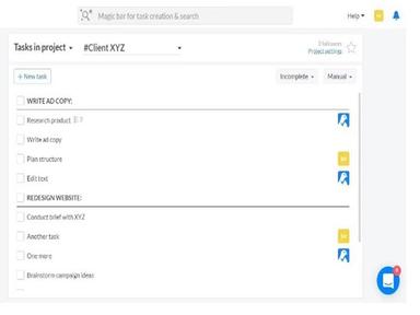 Sendtask Task List