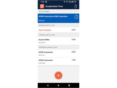 Unsubmitted Time Tracking