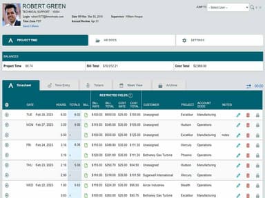 Timesheets.com Project Time