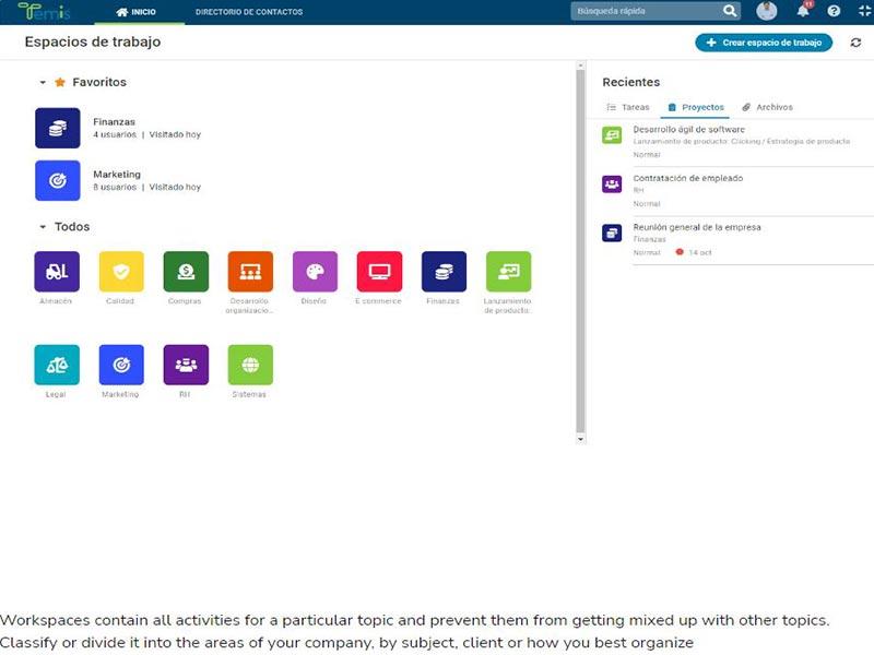 Temis Dashboard