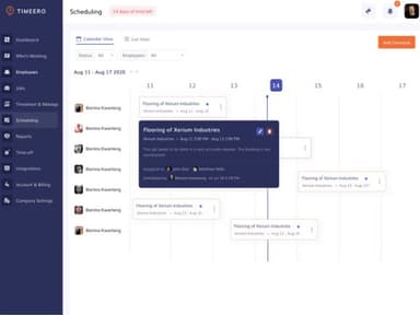 Employee and Job Scheduling