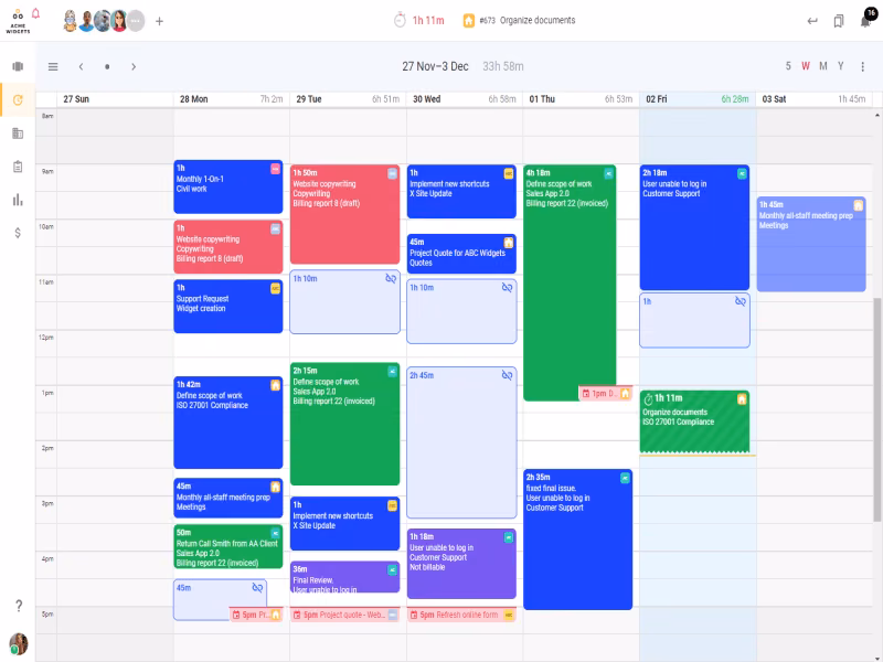 todo.vu Calendar