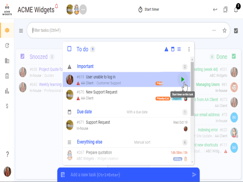 todo.vu Users Track