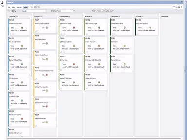 Triskell PPM Kanban Board View