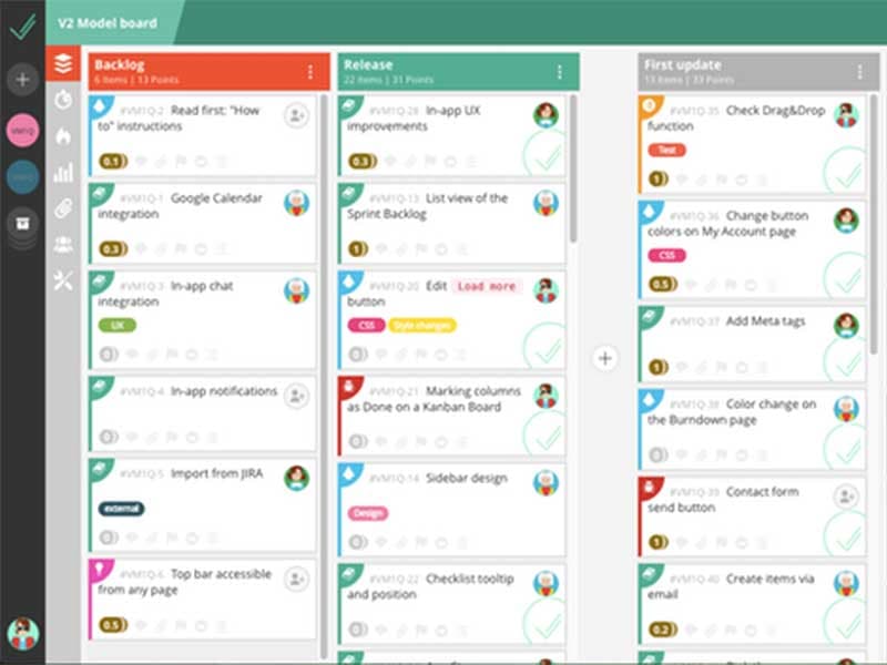 VivifyScrum - Product Backlog