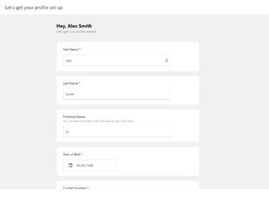 Volaby - Profile Setup
