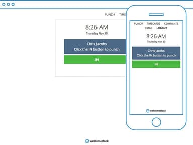 Webtimeclock Self Service Time Clock Web App