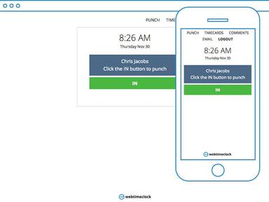 Webtimeclock Self Service Time Clock Web App