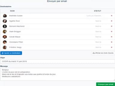 WEDO - Agenda Distribution