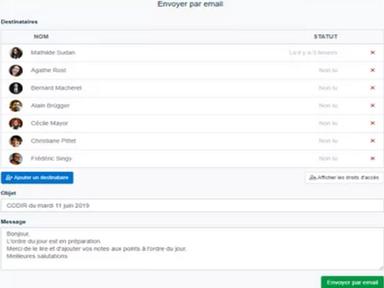 WEDO - Agenda Distribution