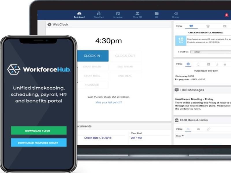 WorkforceHun home screen