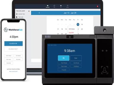 WorkforceHub Time Management from multiple devices