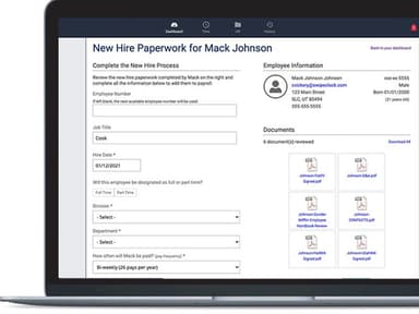 WorkforceHub Employee onboarding