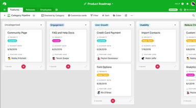 Airtable Software Product RoadMap