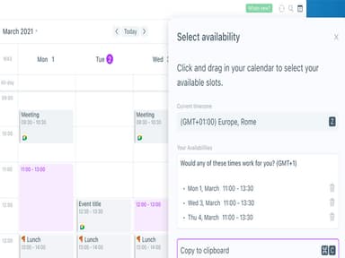 Akiflow sharing availability