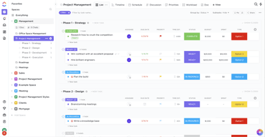 ClickUp List View