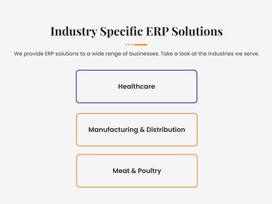 Specific ERP Solution