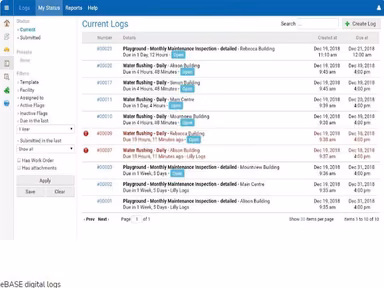 eBASE Digital Logs