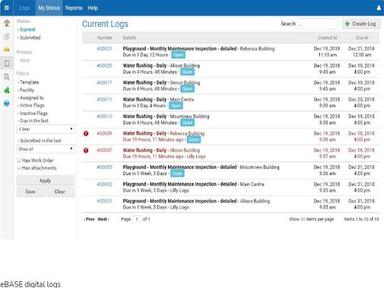 eBASE Digital Logs