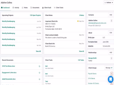 Financial Cents - Client CRM