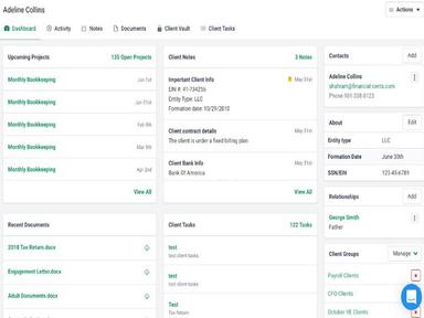 Financial Cents - Client CRM
