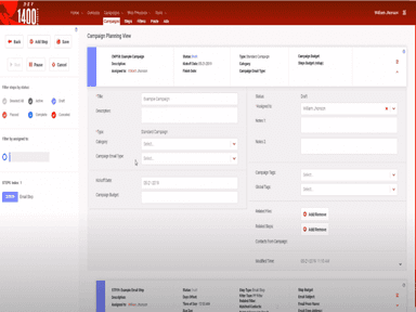 FIREBusinessPlatform Campaigns Form