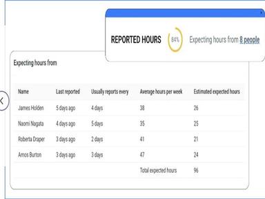 heroBI - Reported Hours
