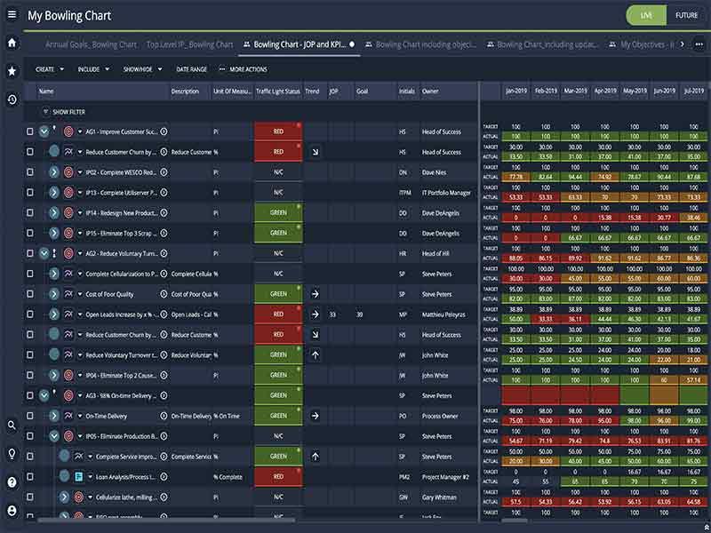 i-nexus Software Bowling Chart