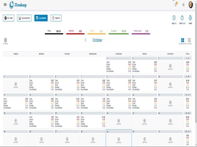 iTimekeep Calendar