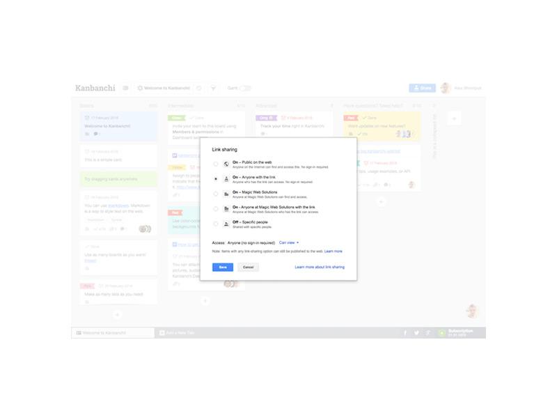 Kanbanchi - Share Documents