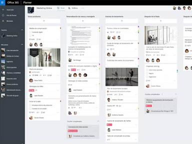 Microsoft Planner Kanban board