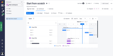 monday.com Software Initial Setup