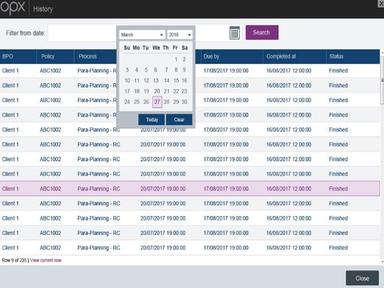 OPX Software History Calendar