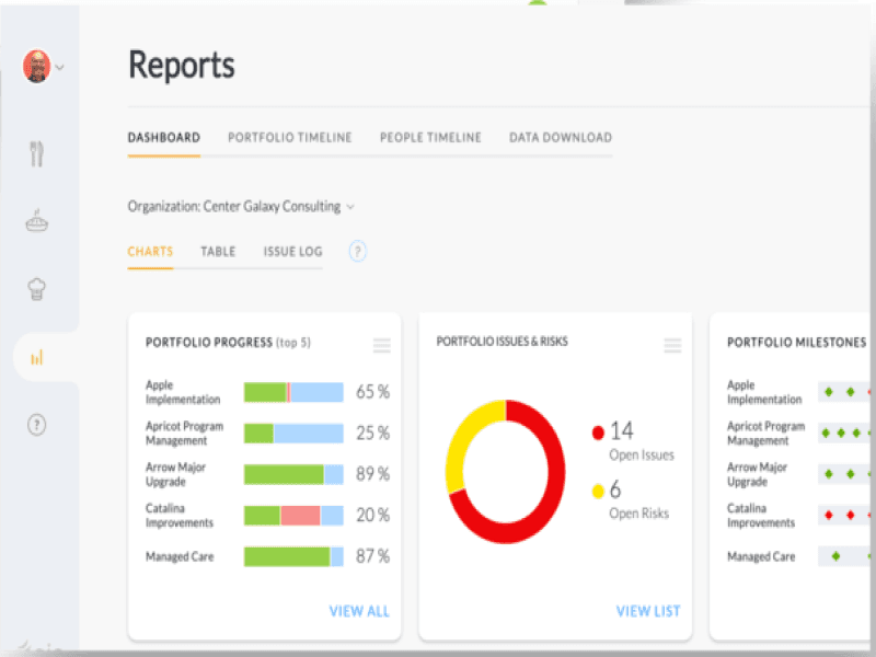 Pie Software Reports