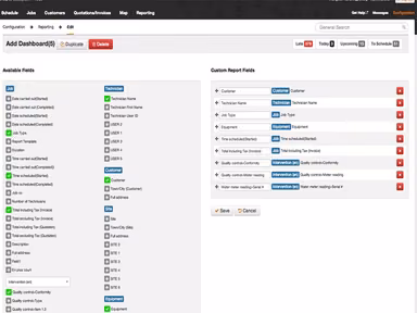 Synchroteam dashboard