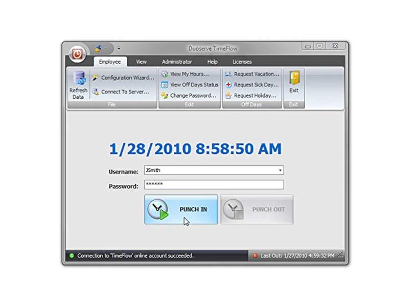 TimeFlow timesheets